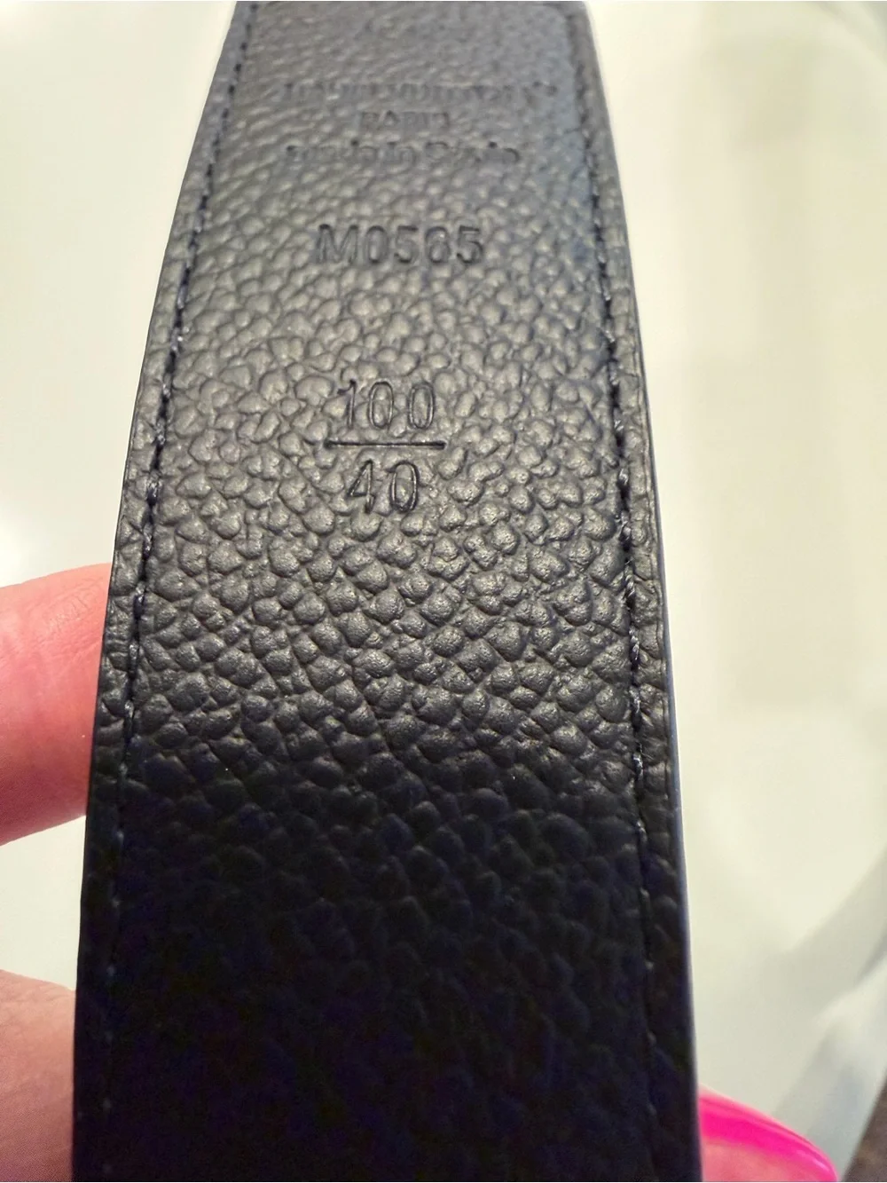 Louis Vuitton Initiales 30mm Reversible Belt